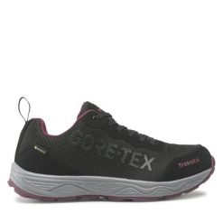 Trekkingi Treksta. Czarne obuwie sportowe casual damskie Treksta, z gore-texu, trekkingowe, gore-tex. Za 259.99 zł.