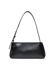 Calvin Klein Torebka Embossed Logo K60K612550 Czarny. Czarne torebki klasyczne damskie Calvin Klein, ze skóry, bez dodatków. Za 289.99 zł.