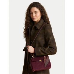Torebka LAUREN RALPH LAUREN. Czerwone torebki klasyczne damskie Lauren Ralph Lauren, bez dodatków. Za 1,799.00 zł.