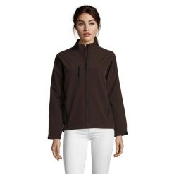 Kurtka Damska Roxy Soft Shell. Brązowe kurtki damskie SOL'S, m, bez wzorów, bez kaptura. Za 217.99 zł.