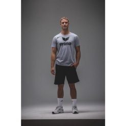 Koszulka promocyjna Erima Szara Junior. Czarne bluzki damskie Erima, m, bez wzorów, z bawełny, klasyczne, bez kołnierzyka, bez ramiączek. Za 220.99 zł.