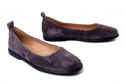 Filippo DP7741/26 D BR ciemny brązowy, baleriny damskie. Brązowe balerinki damskie Filippo, bez wzorów, ze skóry. Za 174.90 zł.