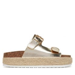 Espadryle DeeZee. Żółte espadryle damskie DeeZee, bez wzorów, bez obcasa. Za 104.99 zł.