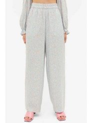 Monki Spodnie w kolorze turkusowo-białym rozmiar: XS. Białe spodnie materiałowe damskie Monki, bez wzorów, z materiału. Za 39.99 zł.