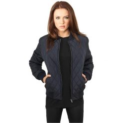 Damska parka Urban Classic Diamond Nylon Parka. Niebieskie parki damskie Urban Classics, m, z nylonu, bez kaptura. Za 198.75 zł.