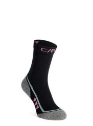 Skarpety damskie CMP Trekking Sock SuperSoft 50 Mid. Czarne skarpetki damskie CMP, bez wzorów, z bawełny. Za 43.99 zł.