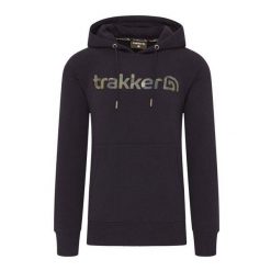 Bluza z kapturem Trakker Core Logo. Czarne bluzy damskie TRAKKER, bez wzorów, z kapturem. Za 331.50 zł.