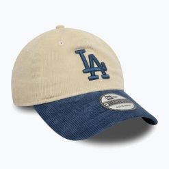 Czapka z daszkiem New Era Block Cord 9Twenty Los Angeles Dodgers. Brązowe czapki z daszkiem damskie New Era, bez wzorów. Za 129.99 zł.