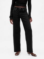 GAP Dżinsy - Comfort fit - w kolorze czarnym rozmiar: W33. Czarne jeansy damskie GAP. Za 136.13 zł.
