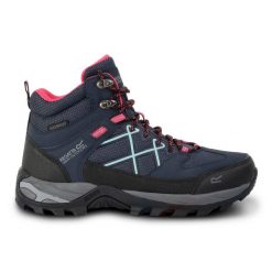 Buty trekkingowe damskie Samaris III. Szare obuwie trekkingowe damskie Regatta, bez zapięcia. W wyprzedaży za 299.99 zł.