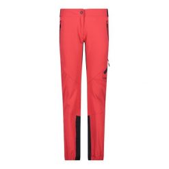 Spodnie damskie turystyczne CMP 30T2316. Czerwone spodnie materiałowe damskie CMP, bez wzorów. Za 422.50 zł.