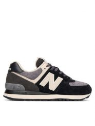New Balance Sneakersy U574SBK W Czarny. Czarne obuwie sportowe damskie New Balance, ze skóry, bez zapięcia. Za 499.99 zł.