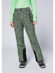 Chiemsee Spodnie narciarskie w kolorze zielono-czarno-różowym rozmiar: 38. Zielone spodnie dresowe damskie Chiemsee, bez wzorów. Za 408.03 zł.