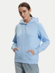 Tommy Jeans Bluza DW0DW17324 Niebieski Regular Fit. Niebieskie bluzy damskie Tommy Jeans, l, bez wzorów, z bawełny, bez kaptura. Za 369.99 zł.