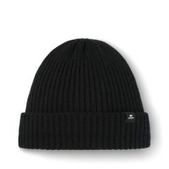 Czapka Eisbar Ripp MÜ 2.0. Czarne czapki damskie Eisbär, bez wzorów, z dzianiny. Za 129.90 zł.