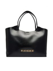LOVE MOSCHINO Torebka JC4129PP1OLH0000 Czarny. Czarne shopper bag Love Moschino, ze skóry, bez dodatków. Za 939.99 zł.