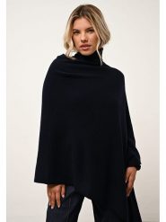 Just Cashmere Kaszmirowy golf "Ava" w kolorze granatowym rozmiar: XL. Niebieskie golfy damskie Just Cashmere, xl, bez wzorów, z kaszmiru, bez ramiączek. Za 232.78 zł.