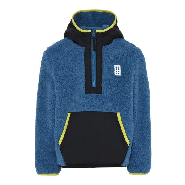 Bluza polarowa dzicięce Lego Sky 710. Niebieskie bluzy damskie LEGO, bez wzorów, z polaru, bez kaptura. W wyprzedaży za 99.99 zł.