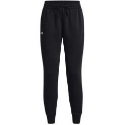 Polarowe Spodnie Joggery Under Armour Ua Rival Damskie. Białe spodnie sportowe damskie Under Armour, m, bez wzorów, z polaru, na fitness i siłownię. Za 336.00 zł.