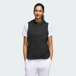 Kamizelka Ultimate365 Cold.rdy z suwakiem na całej długości. Czarne kamizelki damskie Adidas, m, bez wzorów, bez kaptura. Za 439.00 zł.
