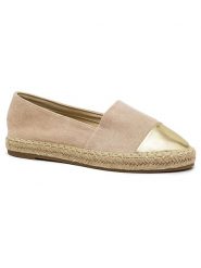 Foreverfolie Espadryle w kolorze beżowym rozmiar: 36. Brązowe espadryle damskie Foreverfolie, bez wzorów, bez obcasa. Za 79.03 zł.