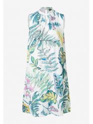 More & More Sukienka w kolorze zielono-jasnoróżowo-białym rozmiar: 40. Białe sukienki damskie More & More, bez wzorów, z wiskozy, klasyczne, bez ramiączek. Za 113.63 zł.