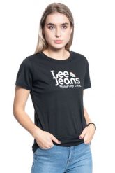 DAMSKI T-SHIRT LEE PRIDE TEE WASHED BLACK L40GWMJA 112108552. Czarne t-shirty damskie Lee, l, bez wzorów, bez kołnierzyka. Za 69.99 zł.