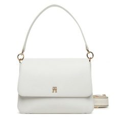 Torebka Tommy Hilfiger. Białe torebki wieczorowe damskie Tommy Hilfiger, bez wzorów, bez dodatków. Za 419.99 zł.