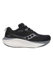 Saucony Buty "Triumph 22" w kolorze czarno-ciemnoszarym do biegania rozmiar: 37,5. Czarne obuwie sportowe damskie Saucony, bez zapięcia, do biegania. Za 550.36 zł.