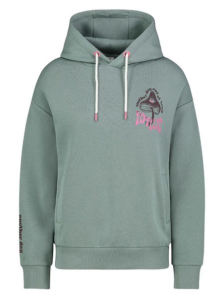 Sublevel Bluza w kolorze zielonym rozmiar: XS. Zielone bluzy damskie Sublevel, xs, bez wzorów, z kapturem. Za 101.23 zł.