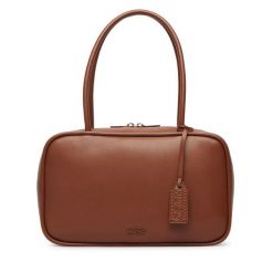 Torebka HUGO. Brązowe torebki klasyczne damskie Hugo, bez dodatków. Za 629.99 zł.