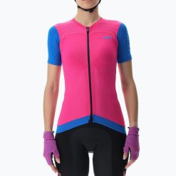Koszulka rowerowa damska UYN Garda P432. Czerwone koszulki damskie Uyn, s, bez wzorów, bez kołnierzyka, bez ramiączek. Za 179.99 zł.