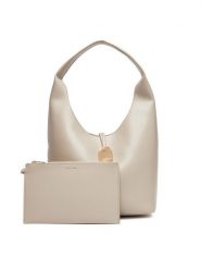 Calvin Klein Jeans Torebka Stone Lock Slouchy Small Shoulde LV04K3176G Écru. Torebki klasyczne damskie Calvin Klein Jeans, z jeansu, bez dodatków. Za 479.99 zł.