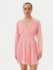 TWINSET Sukienka koktajlowa 251TP2334 Różowy Loose Fit. Czerwone sukienki damskie Twinset, bez wzorów, z syntetyku, wizytowe, bez ramiączek. Za 949.99 zł.