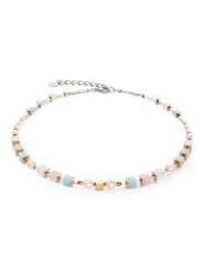 COEUR DE LION Naszyjnik z perłami - dł. 42 cm rozmiar: onesize. Szare naszyjniki damskie COEUR DE LION, z kryształem, srebrne. Za 425.39 zł.