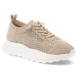 Beżowe Sneakersy Vinceza Modne Obuwie Damskie. Brązowe obuwie sportowe damskie VINCEZA, na lato, bez zapięcia. Za 189.00 zł.