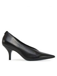 Patrizia Pepe Szpilki 8Z0057/L048-K103 Czarny. Czarne szpilki damskie Patrizia Pepe, bez wzorów, ze skóry, bez obcasa, na szpilce, bez zapięcia. Za 789.99 zł.