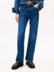 TOMMY JEANS Dżinsy - Bootcut fit - w kolorze niebieskim rozmiar: W31/L32. Niebieskie jeansy damskie Tommy Jeans. Za 279.78 zł.