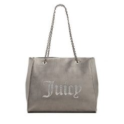 Torebka Juicy Couture. Szare shopper bag Juicy Couture, bez wzorów, bez dodatków. Za 399.99 zł.