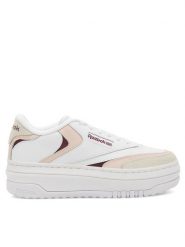 Reebok Sneakersy Club C Extra 100033108 Biały. Białe obuwie sportowe damskie Reebok, ze skóry, bez zapięcia. Za 379.99 zł.