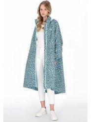 Schmuddelwedda Płaszcz przeciwdeszczowy w kolorze granatowo-turkusowym rozmiar: XS. Niebieskie płaszcze damskie Schmuddelwedda, xs, bez wzorów, bez kaptura. Za 304.99 zł.