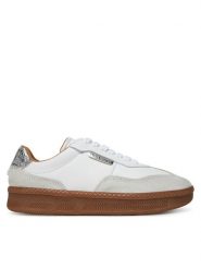 Steve Madden Sneakersy Euphoria SM11003591 Biały. Białe obuwie sportowe damskie Steve Madden, ze skóry, bez zapięcia. Za 289.99 zł.