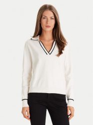Morgan Sweter 252-MCOLO Écru Regular Fit. Swetry klasyczne damskie Morgan, l, z syntetyku, bez kołnierzyka. Za 249.99 zł.