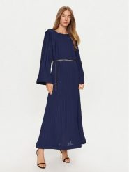 ViCOLO Sukienka wieczorowa TS0396 Granatowy Regular Fit. Niebieskie sukienki damskie ViCOLO, bez wzorów, z syntetyku, wizytowe, bez ramiączek. Za 289.99 zł.