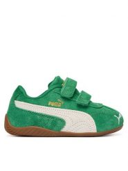 Puma Sneakersy Speedcat OG 405961 28 Zielony. Zielone buty sportowe chłopięce Puma, ze skóry, bez zapięcia. Za 269.99 zł.