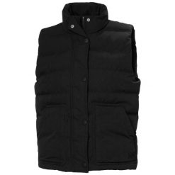 Damska kurtka bez rękawów Helly Hansen Escape. Czarne kurtki damskie Helly Hansen, na jesień, uniwersalny, bez wzorów, z puchu, bez kaptura. Za 628.00 zł.