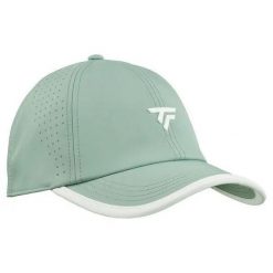 Czapka z daszkiem Tecnifibre Laser. Niebieskie czapki z daszkiem damskie TECNIFIBRE, bez wzorów, z materiału. Za 94.99 zł.