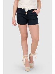 Alife and kickin Szorty "Reina" w kolorze granatowym rozmiar: M. Niebieskie szorty damskie Alife and Kickin, bez wzorów, z tkaniny. Za 69.99 zł.