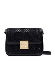 Armani Exchange Torebka XW003374 AF26449 MC043 Czarny. Czarne listonoszki damskie Armani Exchange, bez wzorów, ze skóry, bez dodatków. Za 614.99 zł.
