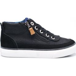 Pepe Jeans - Trampki dziecięce. Czarne buty sportowe chłopięce Pepe Jeans, z jeansu, na sznurówki. W wyprzedaży za 159.90 zł.